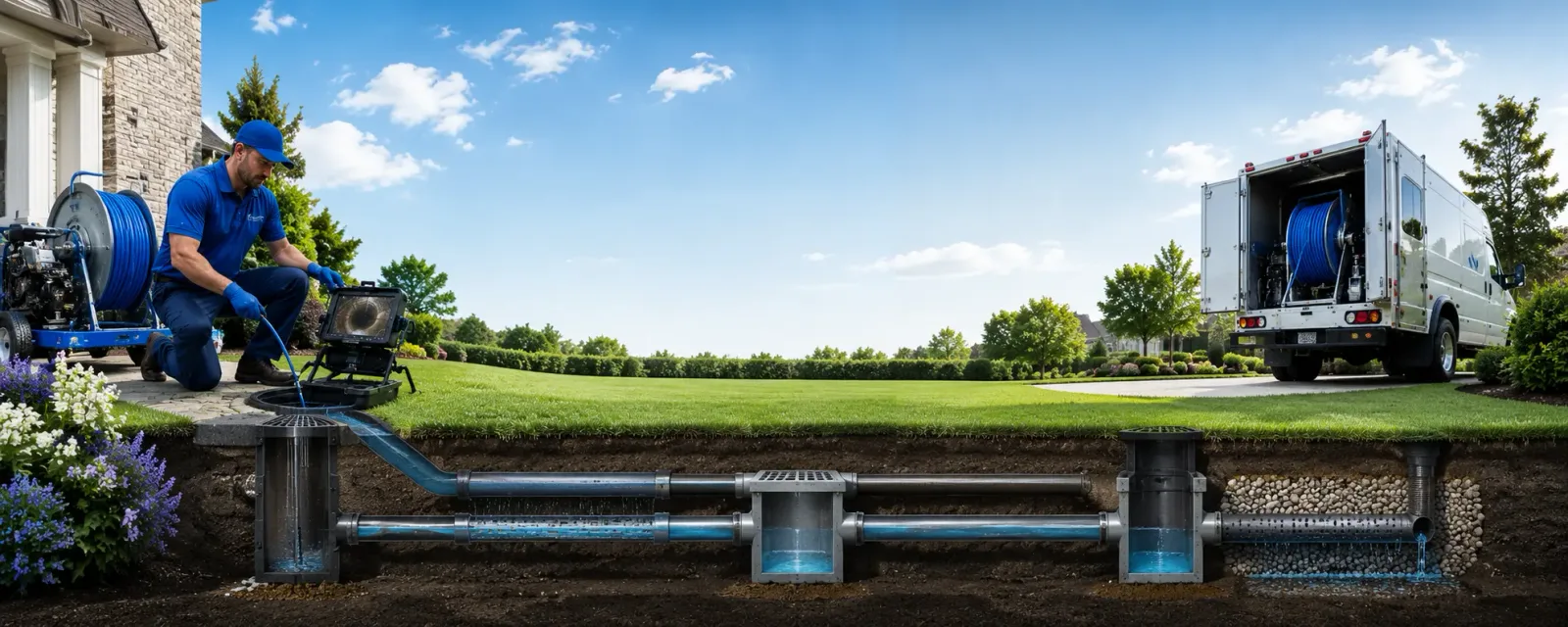 Outdoor drain cleaning information for Beason, IL
